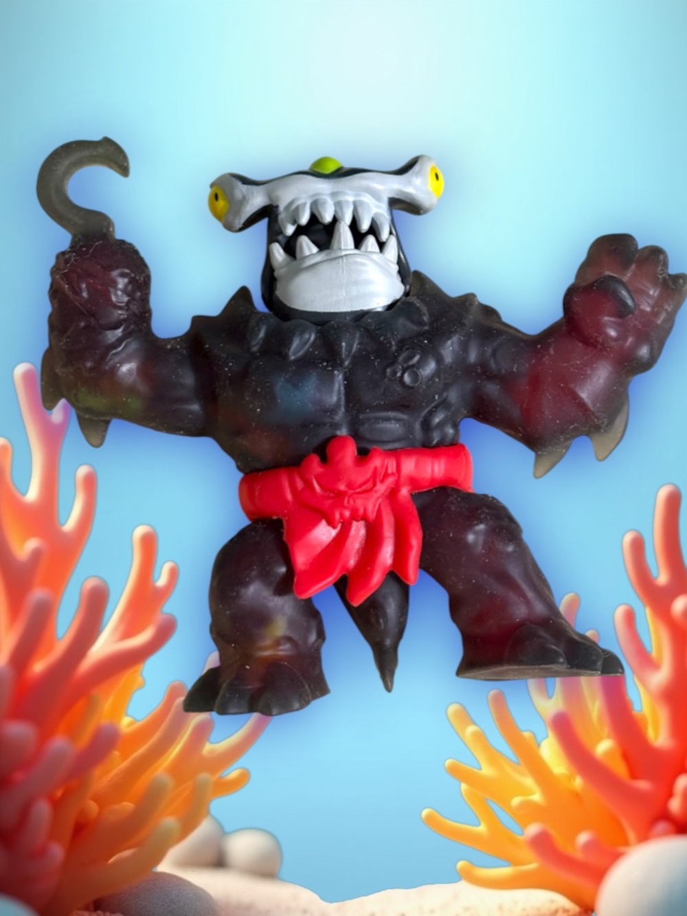 Hammerhook action figure from the Heroes of Goo Jit Zu Deep Goo Sea series